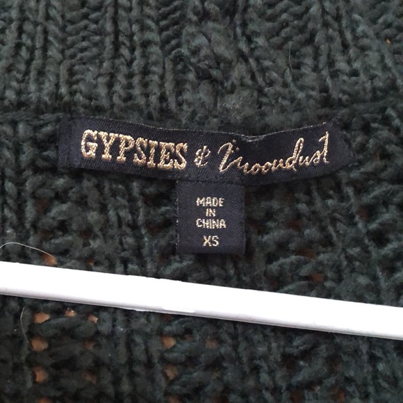 Dark Green Buckle Cardigan - Picture 3 of 4